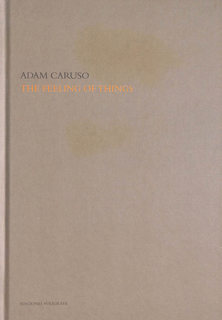 The Feeling Of Things: Writings On Architecture by Adam Caruso