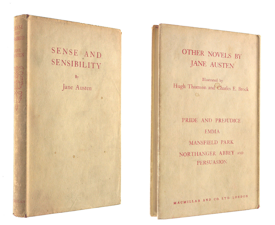 Sense & Sensibility, illustrated by Hugh Thompson Macmillan 1951