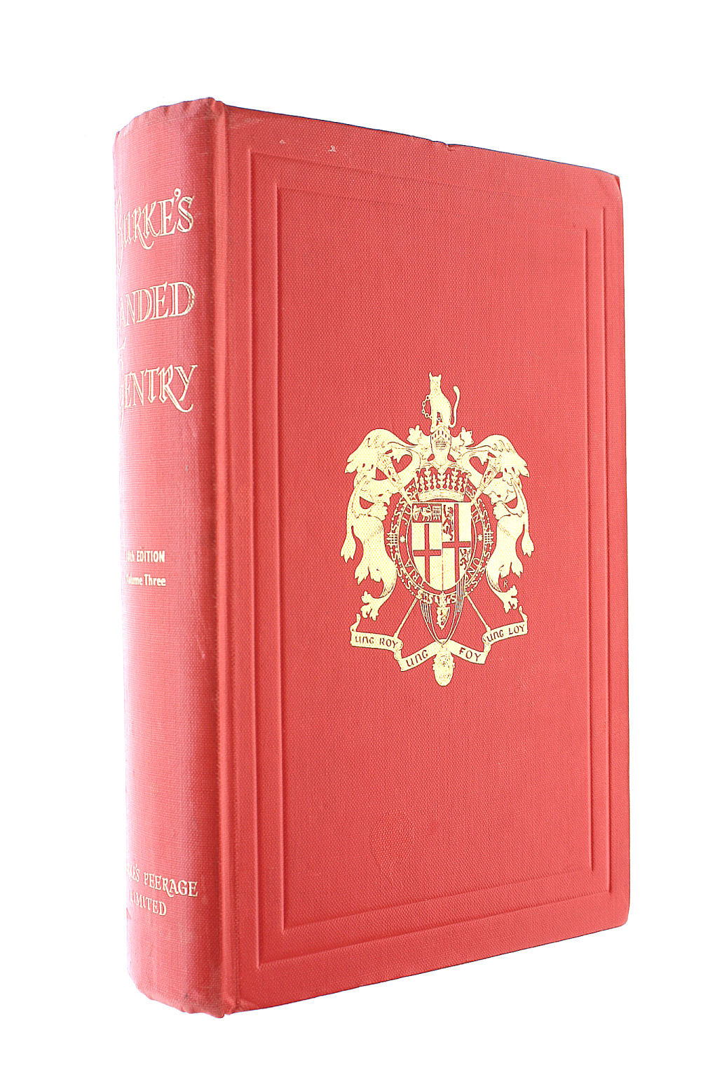 Burke's genealogical and heraldic history of the landed gentry. Vol. 3