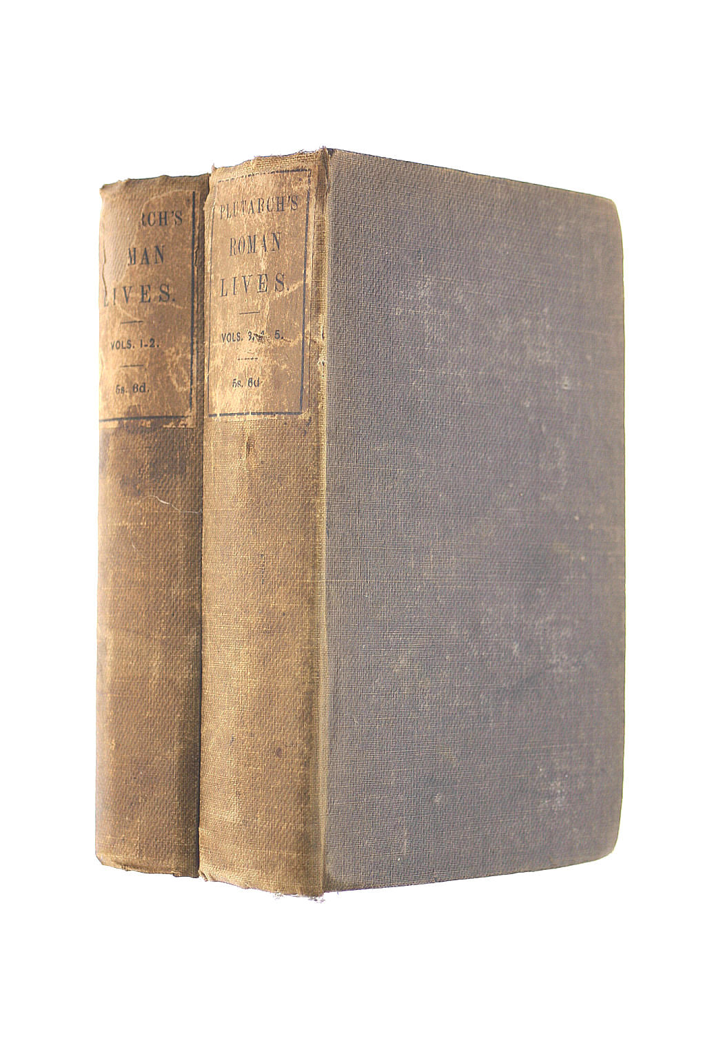 Plutarch's The Civil Wars of Rome, Select Lives Series I-5 in two volumes, 1844