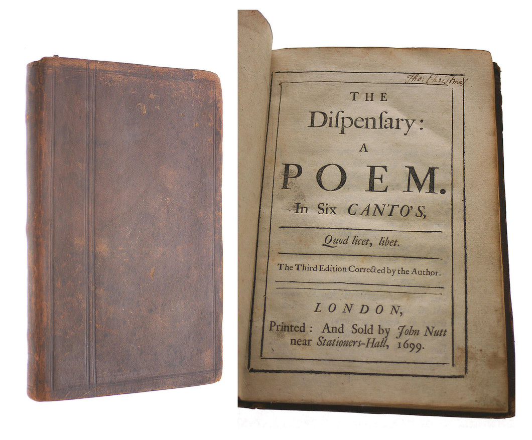 The Dispensary: A Poem. In Six Canto's